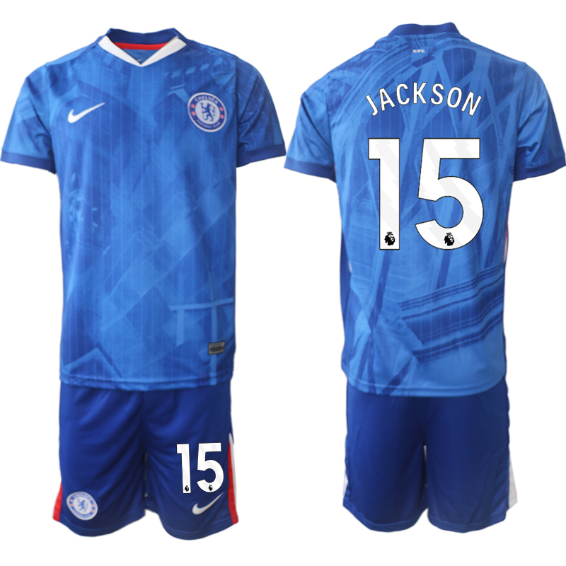Men 2025-2026 Club Chelsea FC home Blue #15 Soccer Jersey